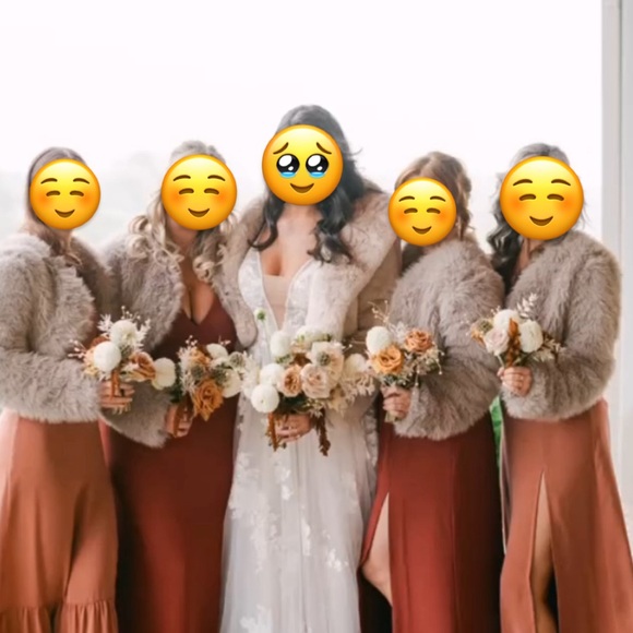 Fur jacket/ shrug - Picture 3 of 3